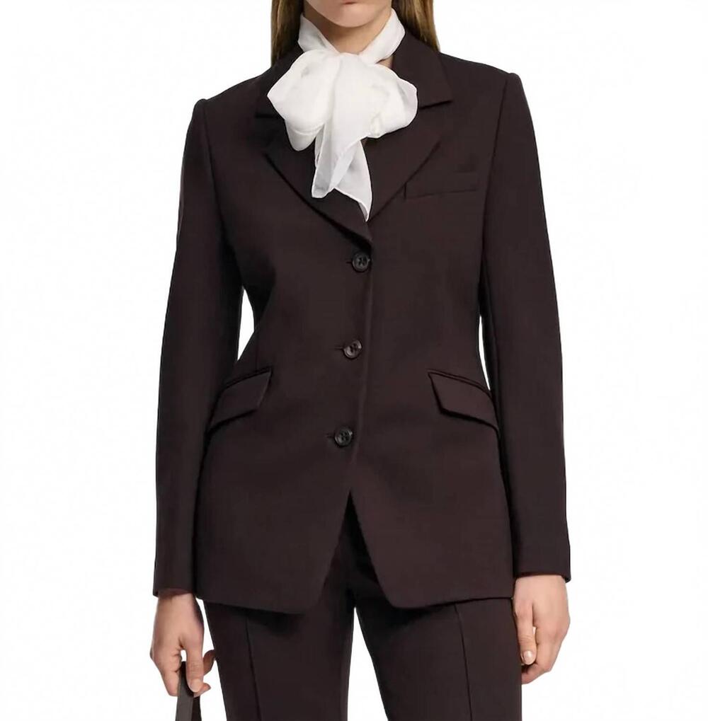NEW DOROTHEE SCHUMACHER emotional essence jacket in chocolate